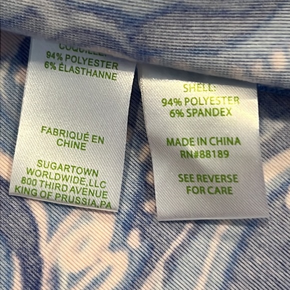 🌸 Lilly Pulitzer Elaine Velour Robe in Prosecco Pink Lilac You A Lot XXS/XS - Picture 8 of 11